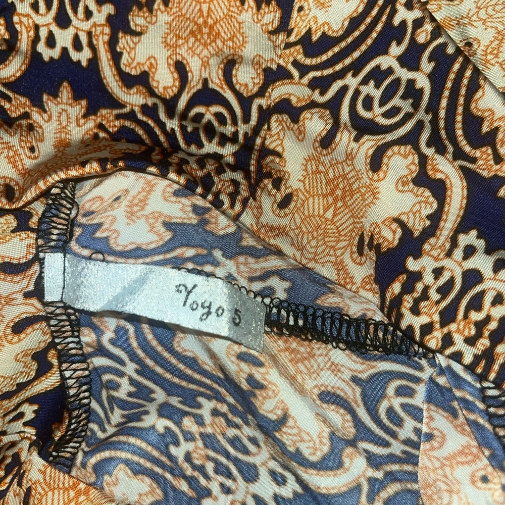 #888(S) Yoyo 5 Vintage Style Patterned Lounge Pants, stretchy & comfy - Picture 2 of 7